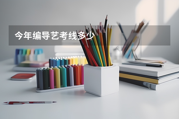今年编导艺考线多少