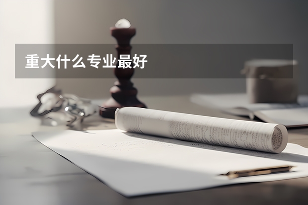 重大什么专业最好