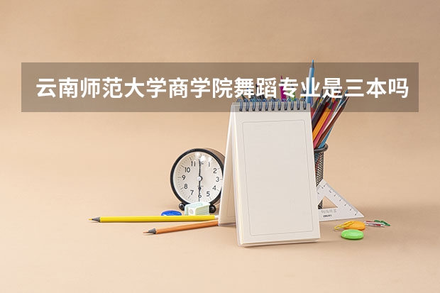 云南师范大学商学院舞蹈专业是三本吗