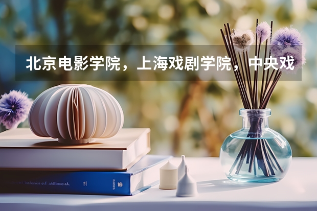 北京电影学院，上海戏剧学院，中央戏剧学院 这三所学校有什么区别