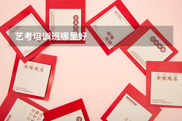 艺考培训班哪里好