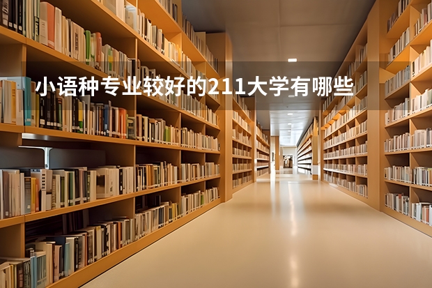 小语种专业较好的211大学有哪些