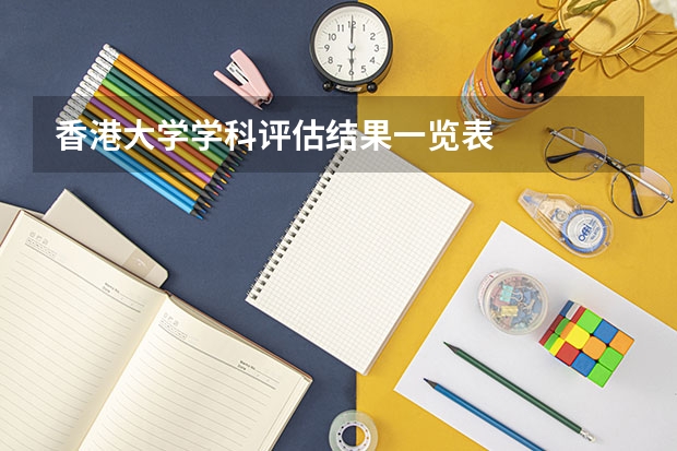 香港大学学科评估结果一览表