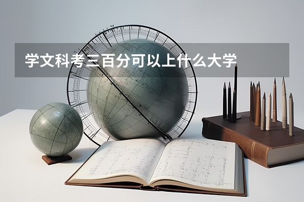 学文科考三百分可以上什么大学