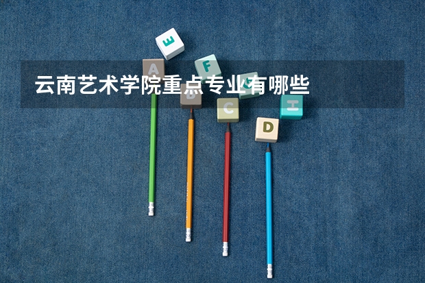 云南艺术学院重点专业有哪些