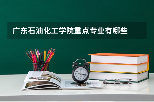 广东石油化工学院重点专业有哪些