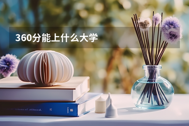 360分能上什么大学