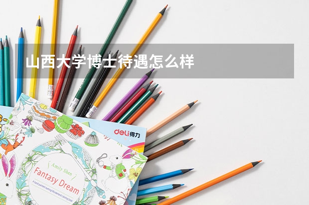 山西大学博士待遇怎么样