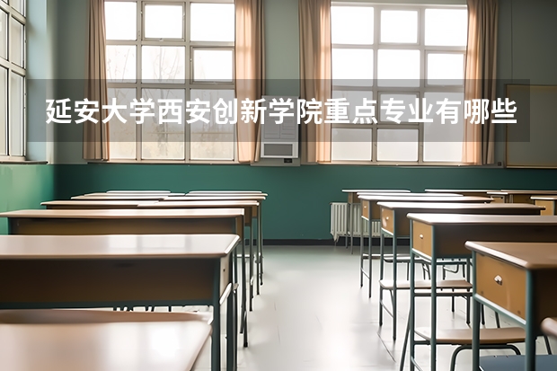 延安大学西安创新学院重点专业有哪些