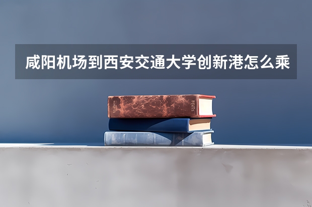 咸阳机场到西安交通大学创新港怎么乘车？