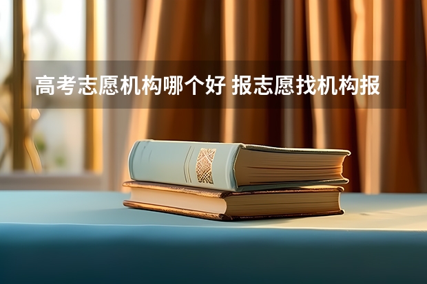高考志愿机构哪个好 报志愿找机构报好还是自己报好