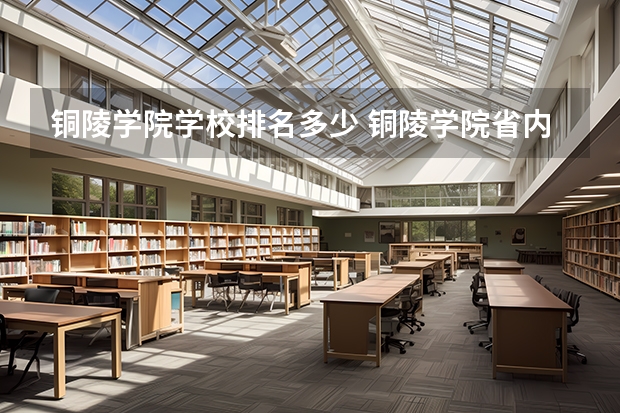 铜陵学院学校排名多少 铜陵学院省内排第几