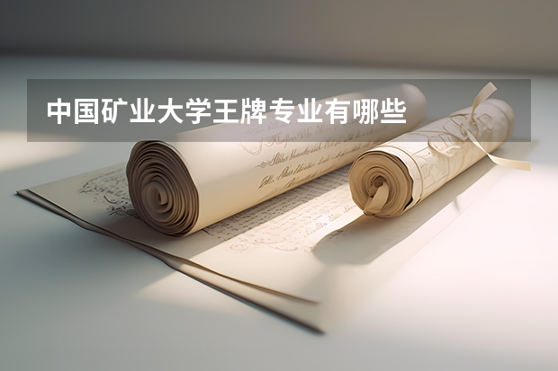 中国矿业大学王牌专业有哪些