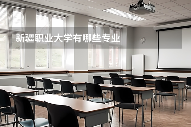 新疆职业大学有哪些专业