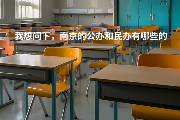 我想问下，南京的公办和民办有哪些的好学校。