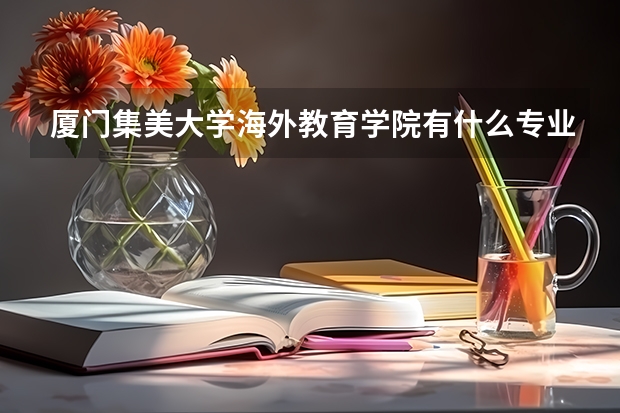 厦门集美大学海外教育学院有什么专业？