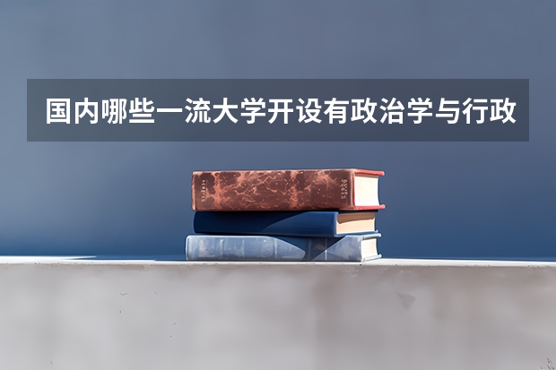 国内哪些一流大学开设有政治学与行政学专业？