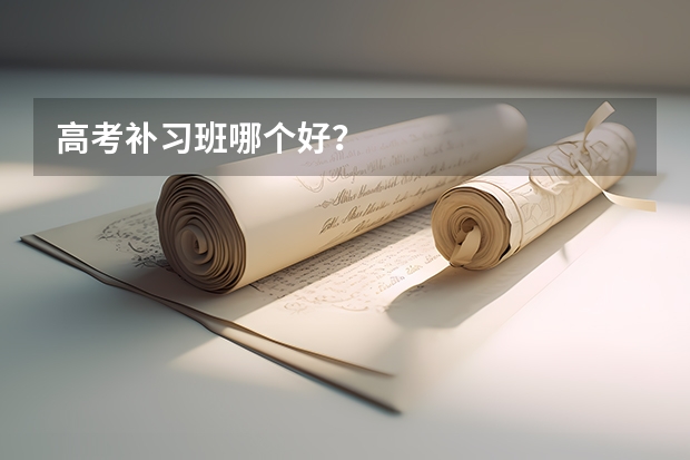 高考补习班哪个好？