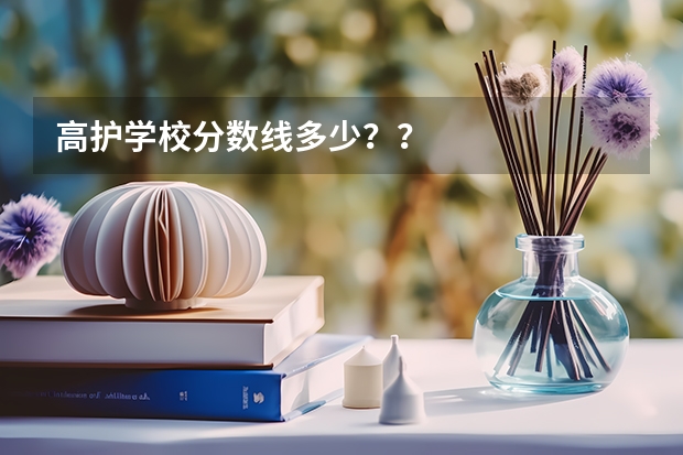 高护学校分数线多少？？