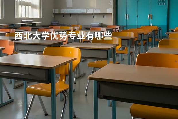西北大学优势专业有哪些