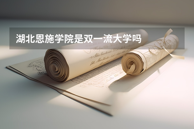 湖北恩施学院是双一流大学吗